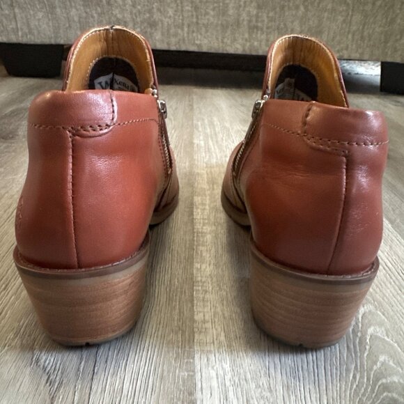 Xena Gravity Safety Shoe Cognac Brown Women's Size 9.5 Steel Toe Work Non-slip - Picture 6 of 11